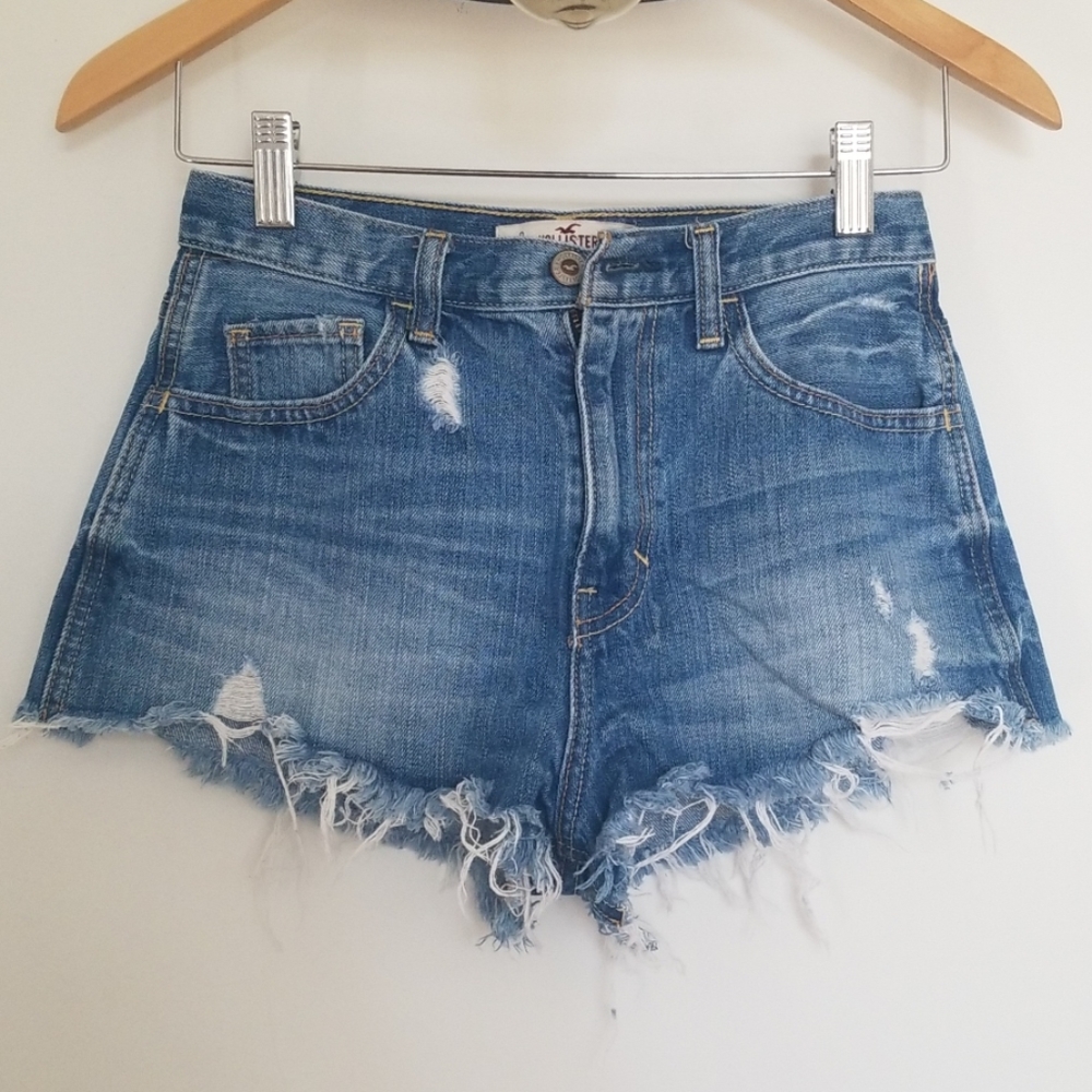 Denim shorts